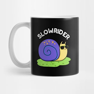 Slow Rider Cute Low Rider Snail Pun Mug